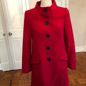 Ann Taylor Loft Beautiful Red Coat